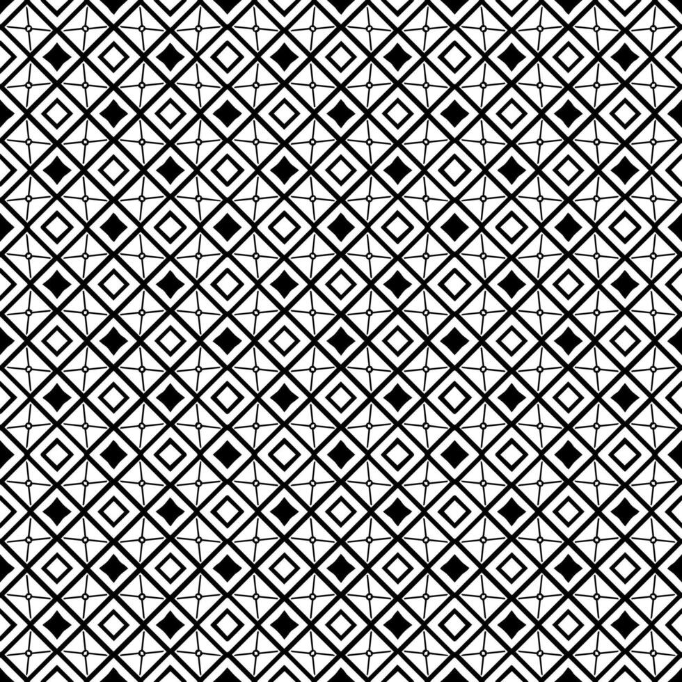 motif abstrait sans couture noir et blanc. arrière-plan et toile de fond. conception ornementale en niveaux de gris. vecteur