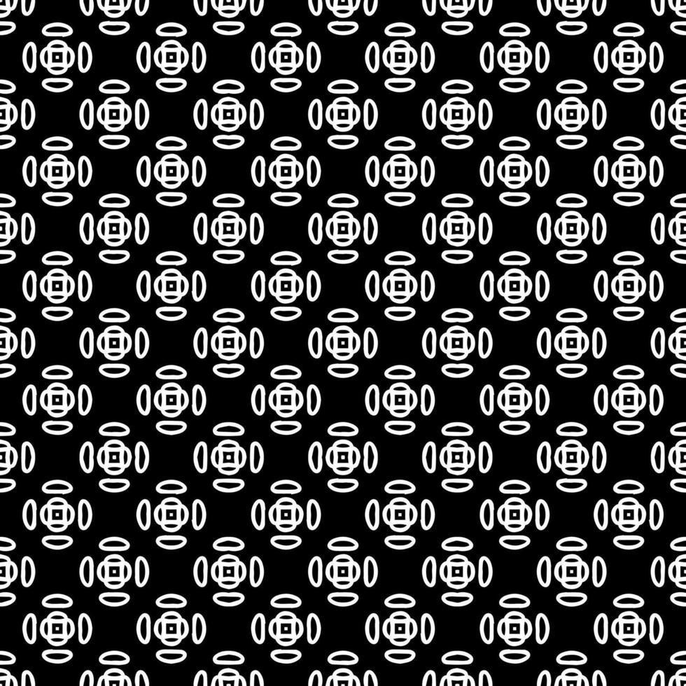 motif abstrait sans couture noir et blanc. arrière-plan et toile de fond. conception ornementale en niveaux de gris. vecteur