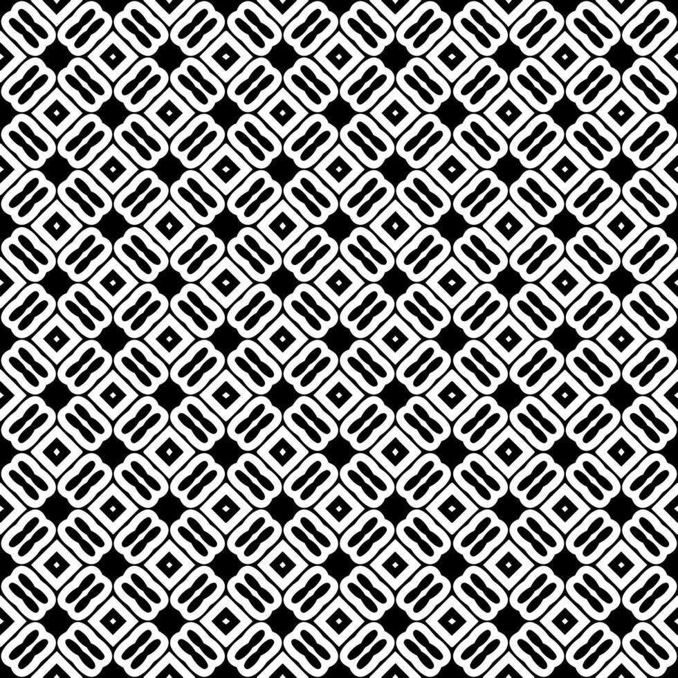 motif abstrait sans couture noir et blanc. arrière-plan et toile de fond. conception ornementale en niveaux de gris. vecteur