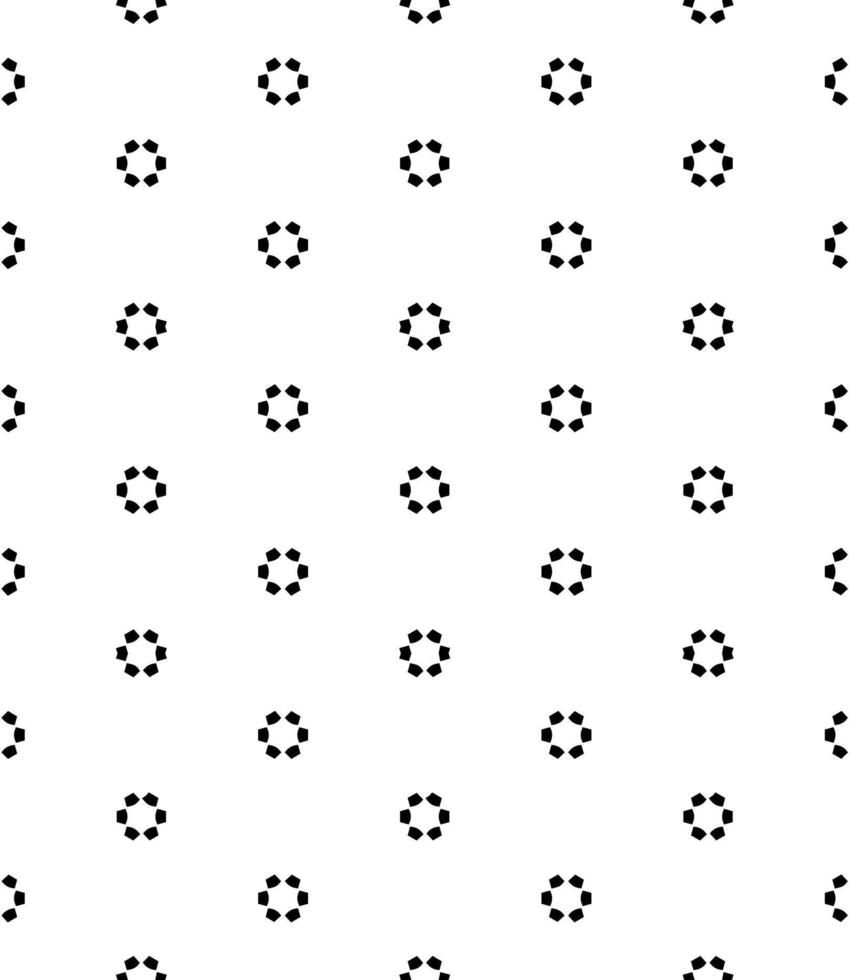 motif abstrait sans couture noir et blanc. arrière-plan et toile de fond. conception ornementale en niveaux de gris. vecteur