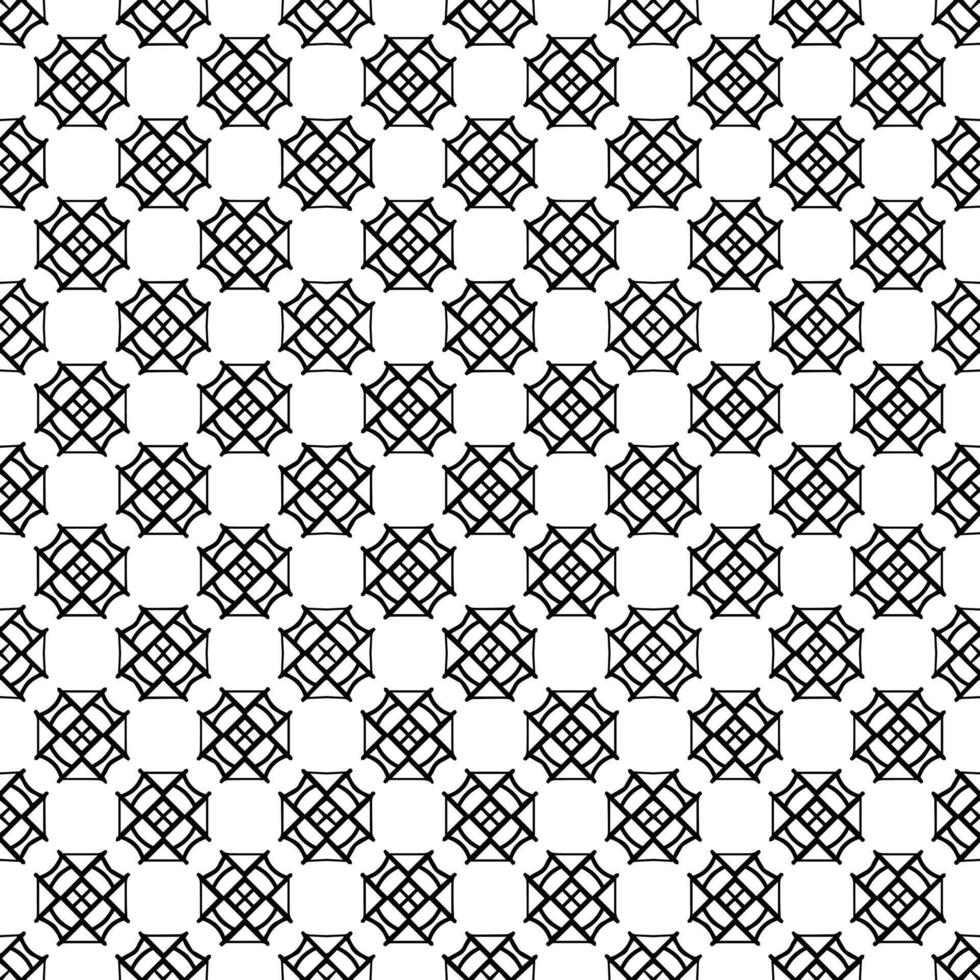 motif abstrait sans couture noir et blanc. arrière-plan et toile de fond. conception ornementale en niveaux de gris. vecteur