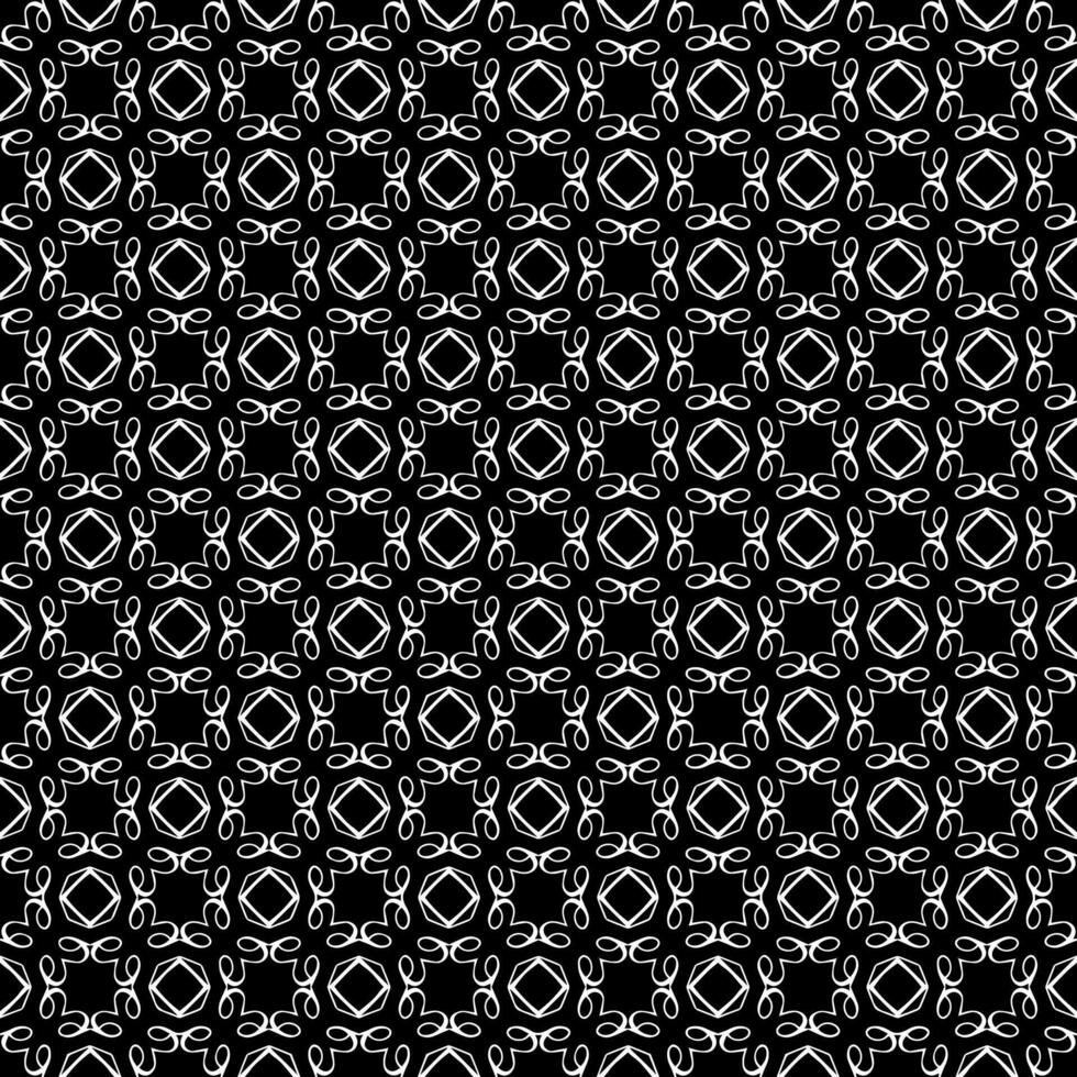 motif abstrait sans couture noir et blanc. arrière-plan et toile de fond. conception ornementale en niveaux de gris. vecteur