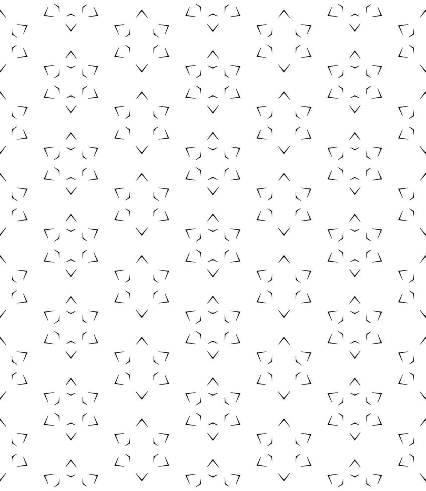 motif abstrait sans couture noir et blanc. arrière-plan et toile de fond. conception ornementale en niveaux de gris. vecteur