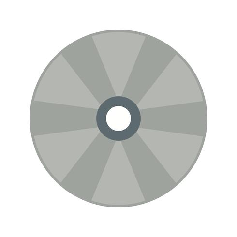 Illustration vectorielle de disque compact icône vecteur