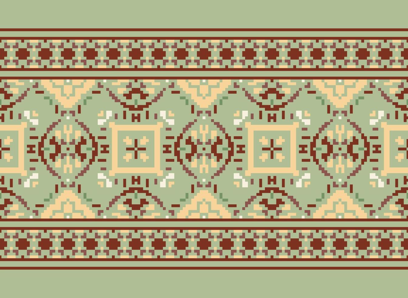 pixel ethnique modèle vecteur Contexte. sans couture modèle traditionnel, conception pour arrière-plan, fond d'écran, batique, tissu, tapis, vêtements, emballage, et textile.ethnique modèle vecteur illustration.