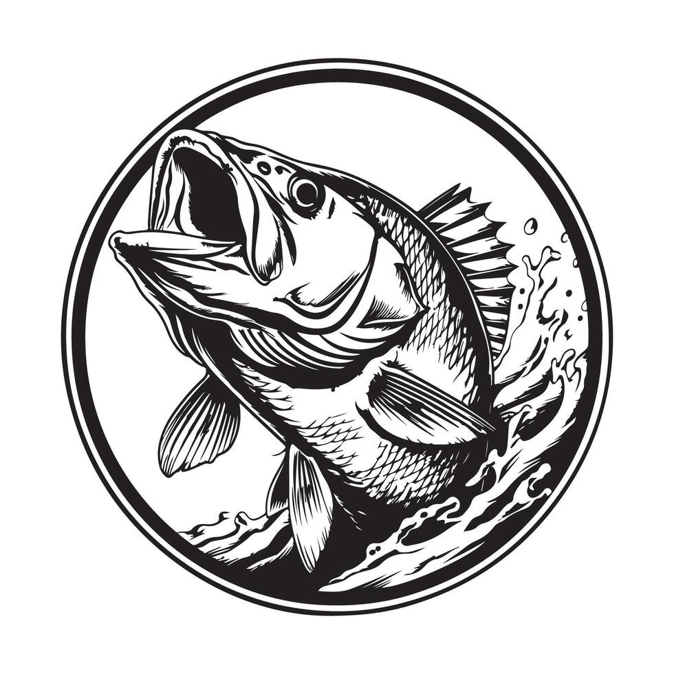 pêche logo vecteur art, Icônes, et graphique