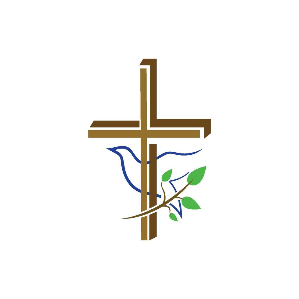 vecteur de logo d'église