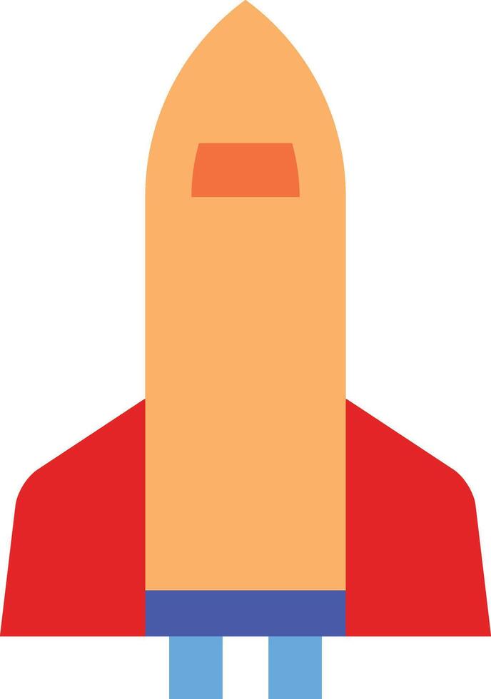une dessin animé fusée avec une homme tête sur il vecteur