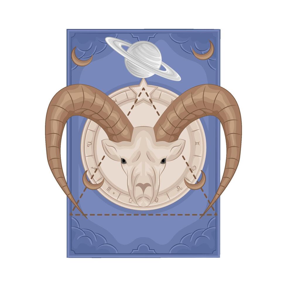 illustration de Capricorne zodiaque vecteur