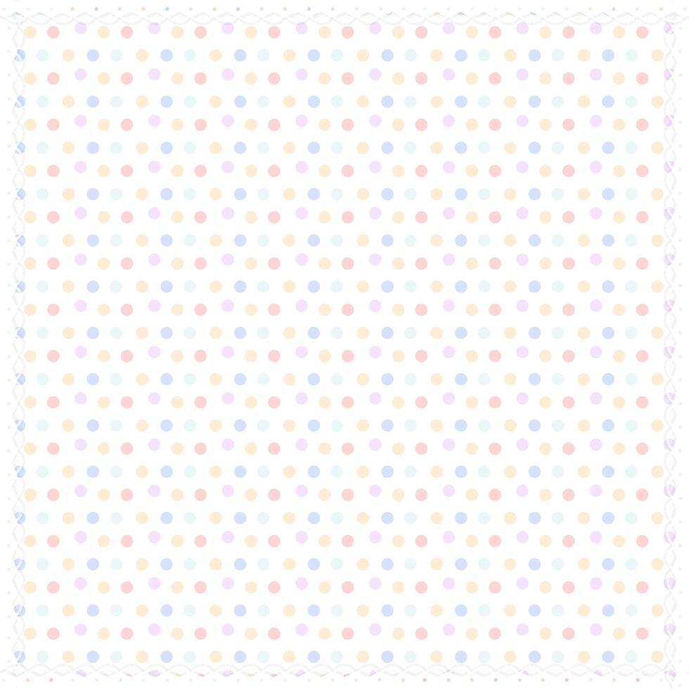 pastel polka point avec dentelle modèle vecteur