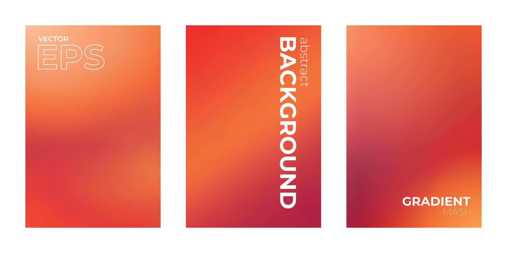Orange et rouge couleurs pente Contexte conception élément vecteur