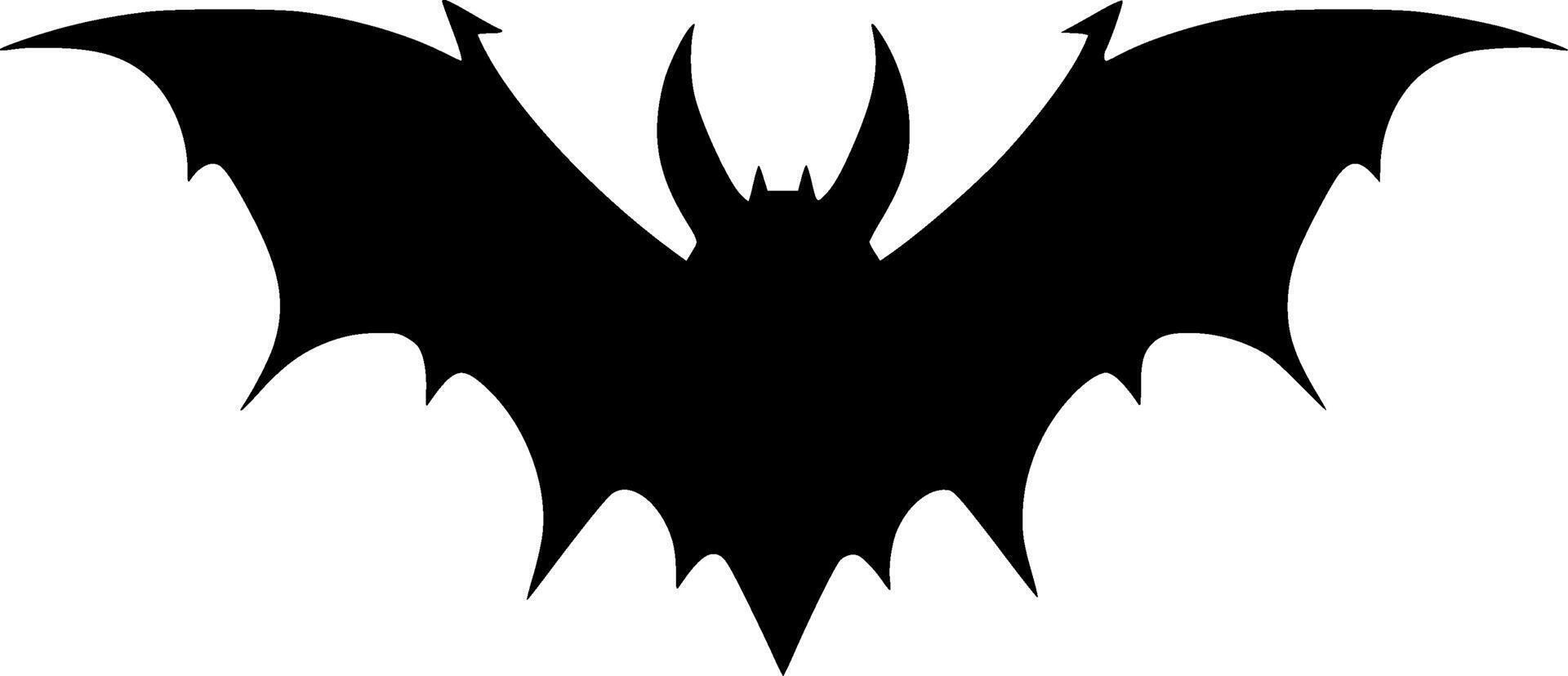 chauve souris, minimaliste et Facile silhouette - vecteur illustration