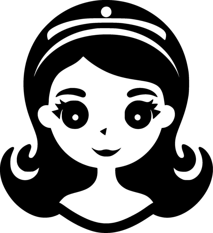 Princesse - haute qualité vecteur logo - vecteur illustration idéal pour T-shirt graphique