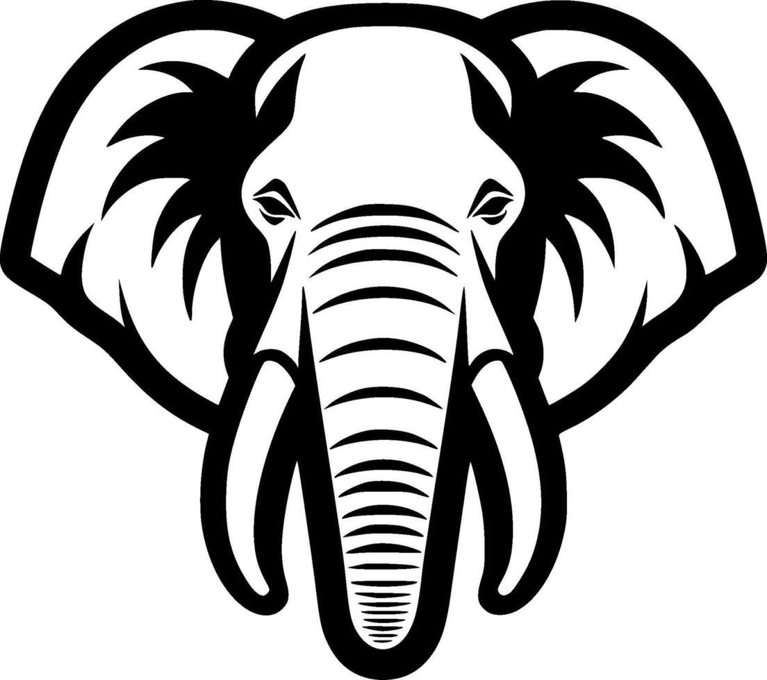 l'éléphant - haute qualité vecteur logo - vecteur illustration idéal pour T-shirt graphique