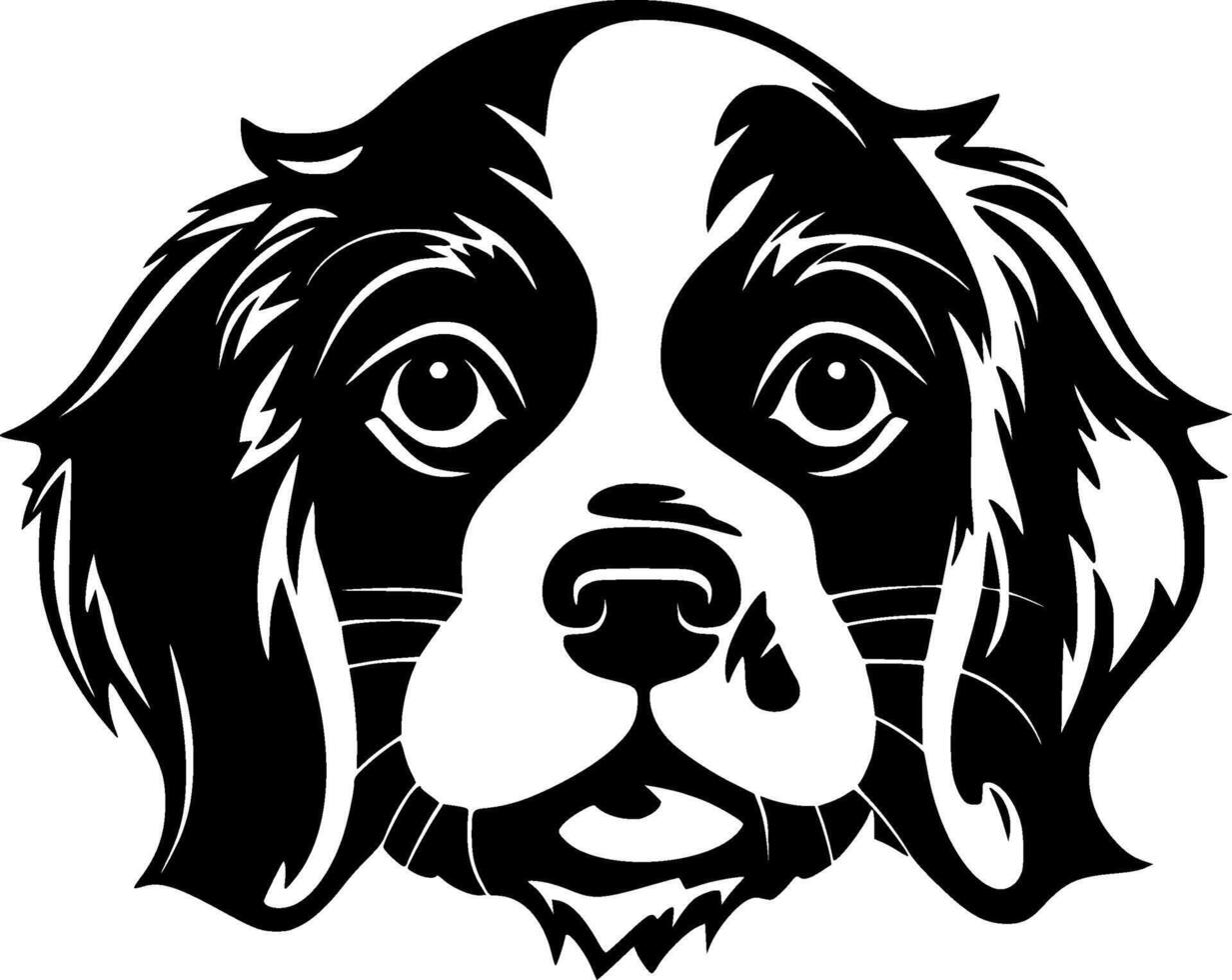 chiot - minimaliste et plat logo - vecteur illustration