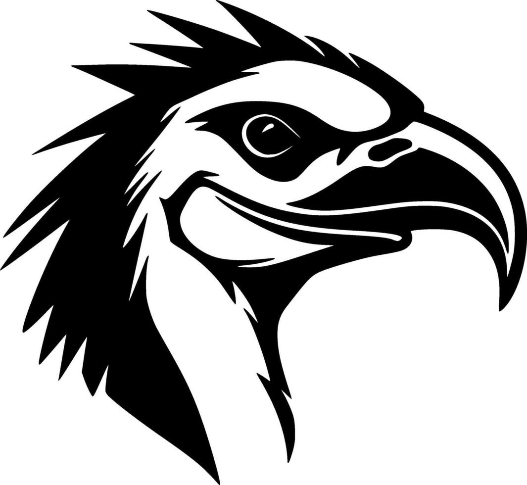 vautour - minimaliste et plat logo - vecteur illustration