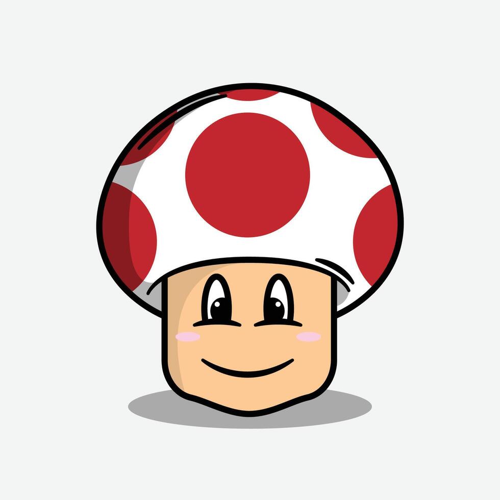 champignon Jeu emoji ami vecteur