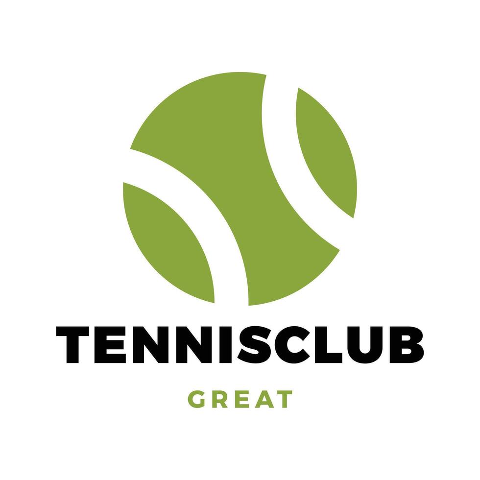 tennis club icône logo conception modèle vecteur