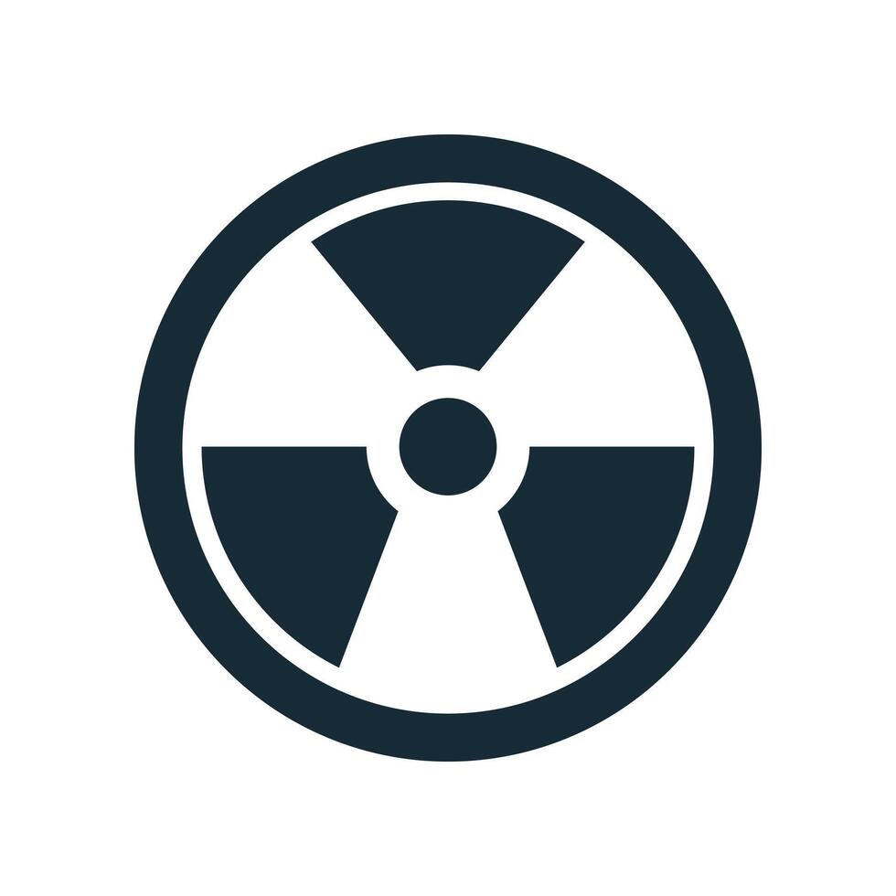 nucléaire radiation chimique biologique, toxique, Danger biologique icône conception modèle éléments vecteur