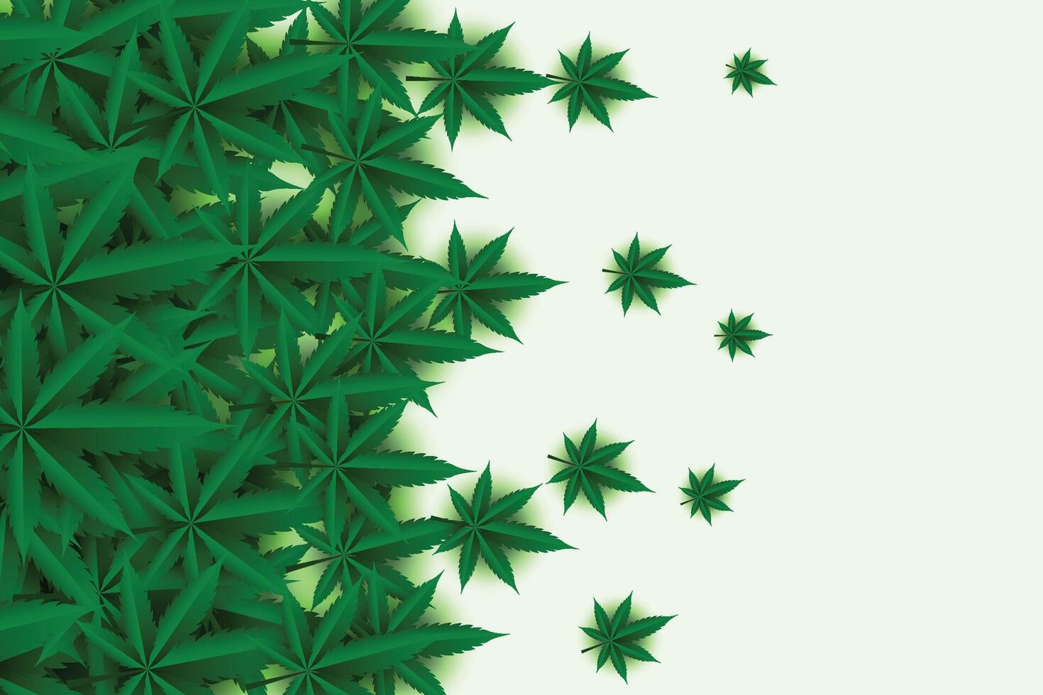 vert marijuana feuille vecteur vecteur marijuana feuille Contexte image marijuana feuille illustration