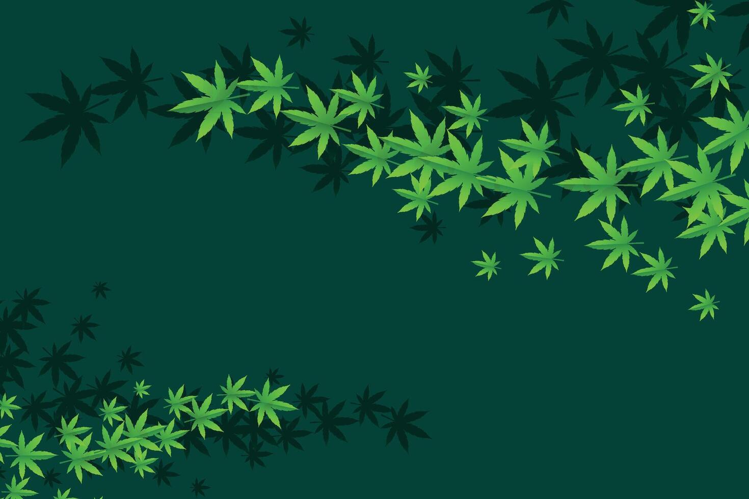 vert marijuana feuille vecteur vecteur marijuana feuille Contexte image marijuana feuille illustration