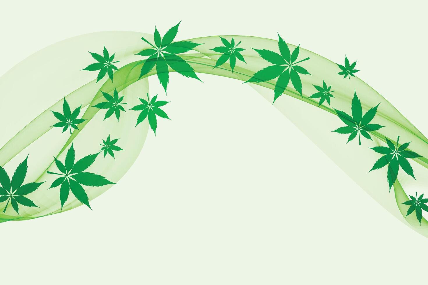 vert marijuana feuille vecteur vecteur marijuana feuille Contexte image marijuana feuille illustration