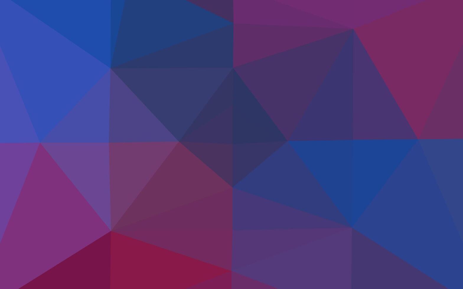 toile de fond abstraite de polygone vecteur bleu foncé, rouge.