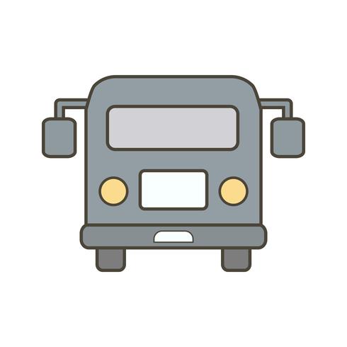 Icône de bus de l&#39;aéroport de vecteur