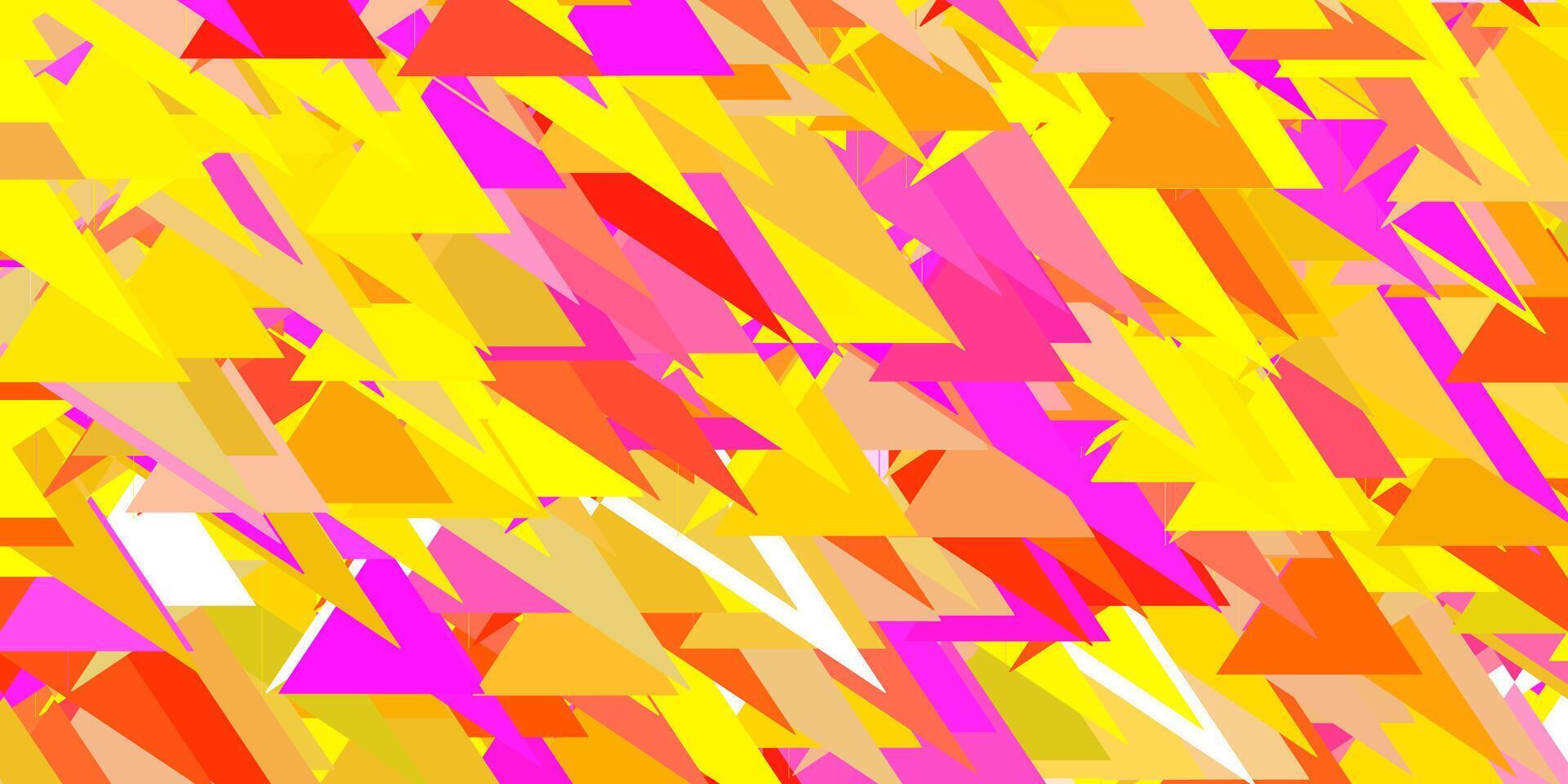 modèle vectoriel multicolore clair avec des formes polygonales.