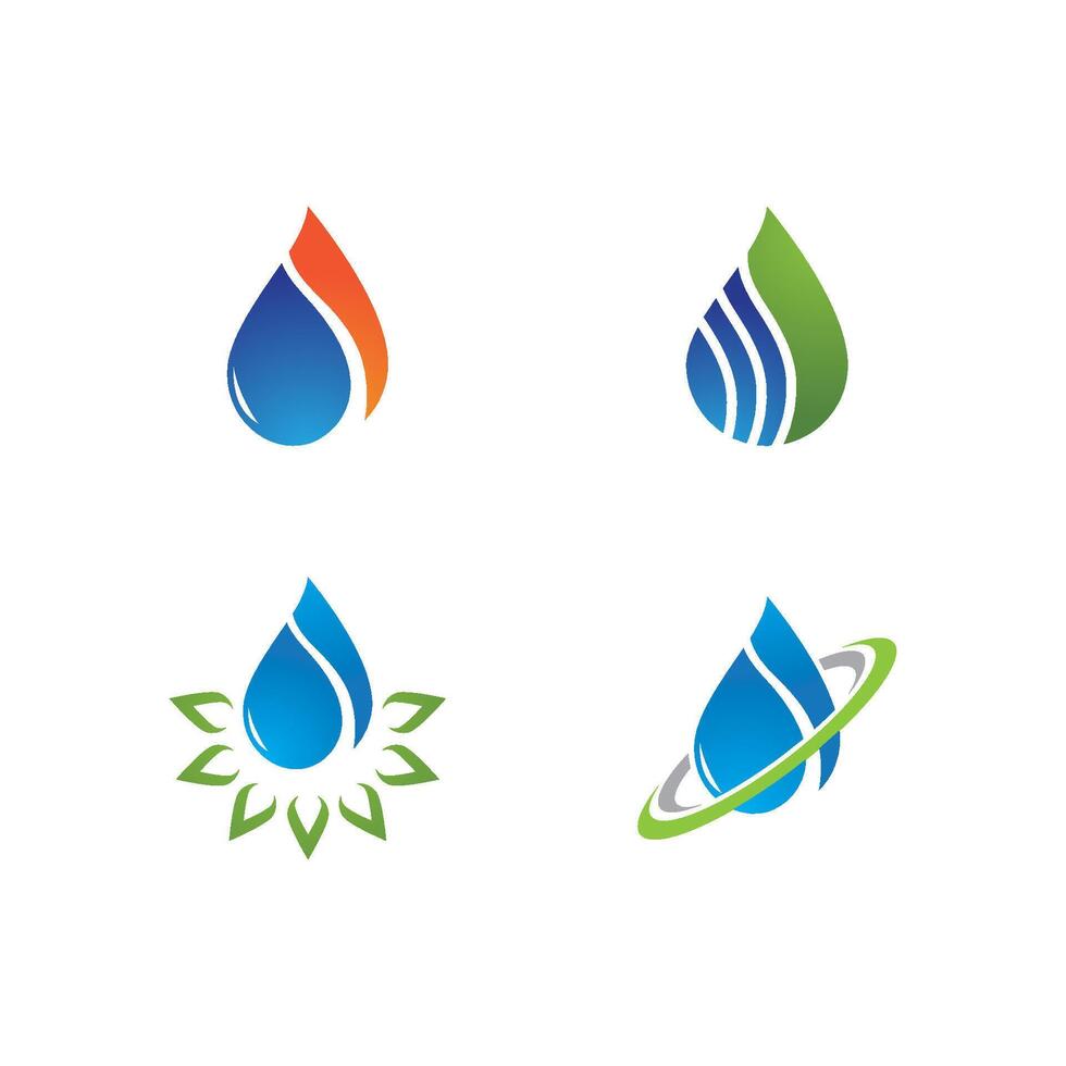 logo de goutte d'eau vecteur