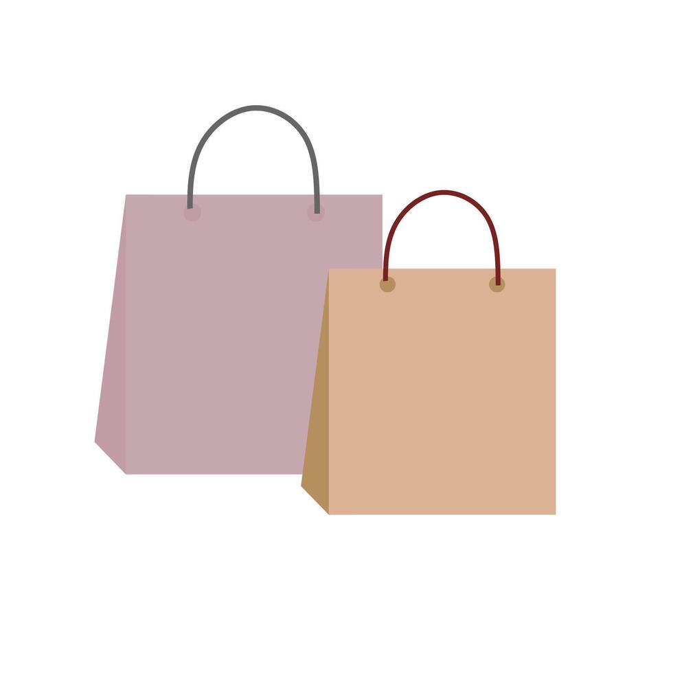 papier achats sac clipart illustration vecteur