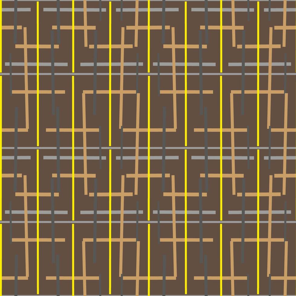 sans couture graphique géométrique vecteur modèle qui consiste de rayures, imitation tartan