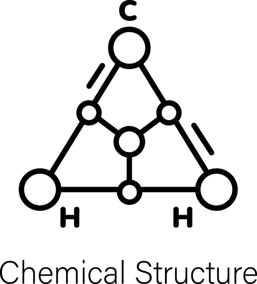 branché chimique structure vecteur