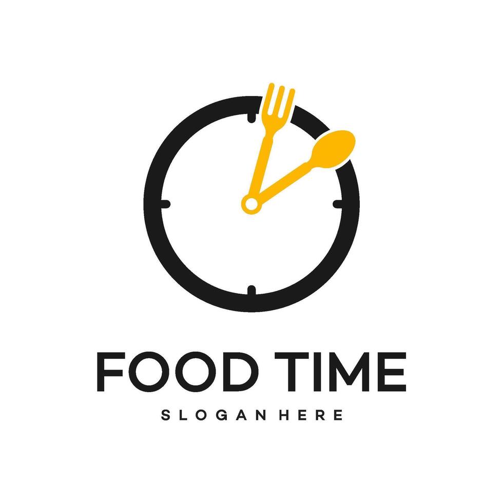 nourriture logo vecteur modèle illustration