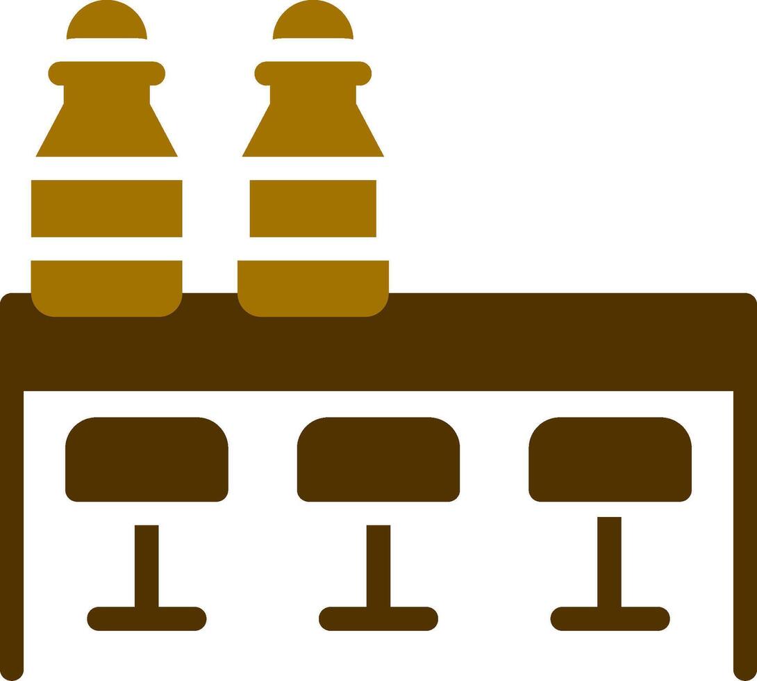 conception d'icône créative de table vecteur