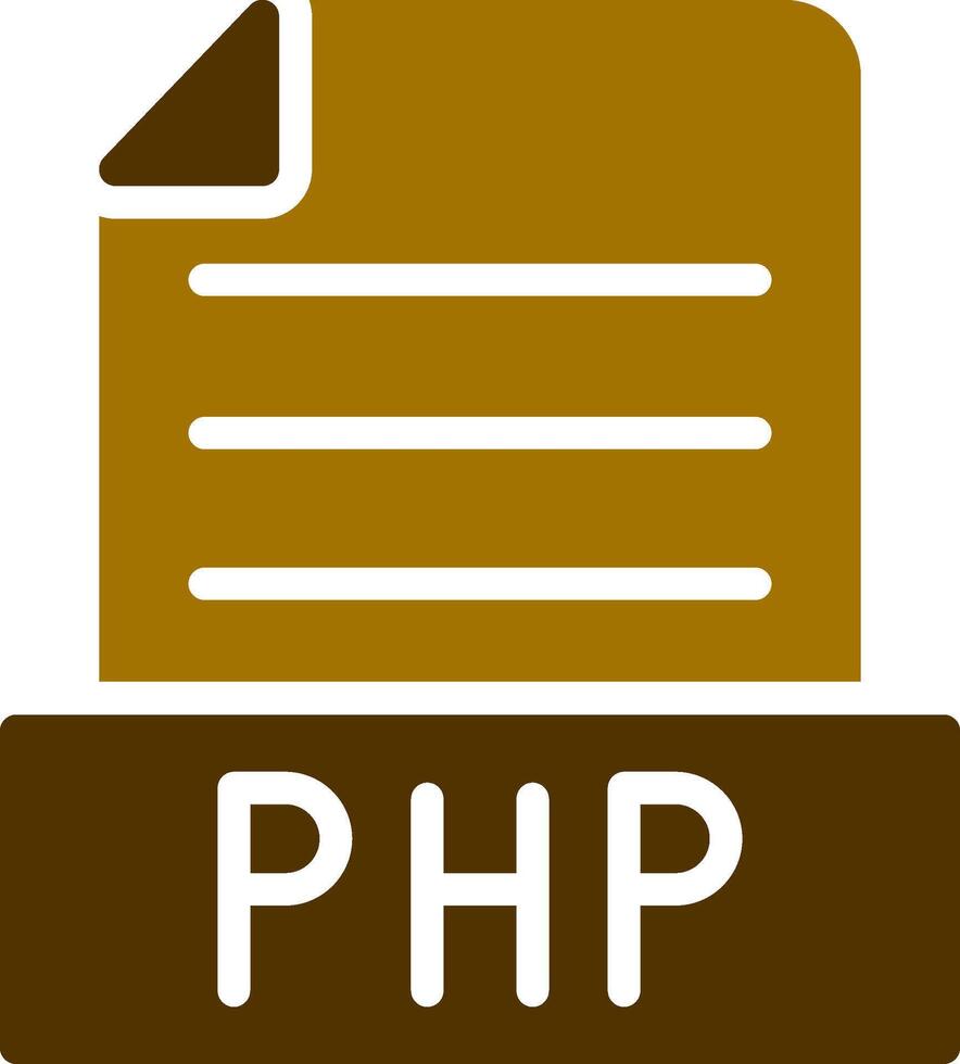 php Créatif icône conception vecteur