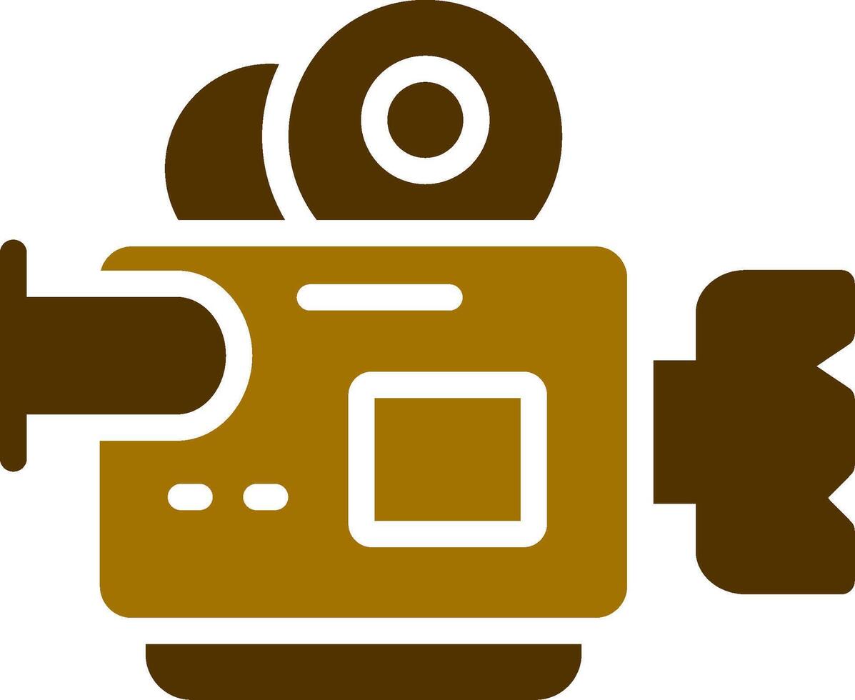 conception d'icône créative de caméra vidéo vecteur