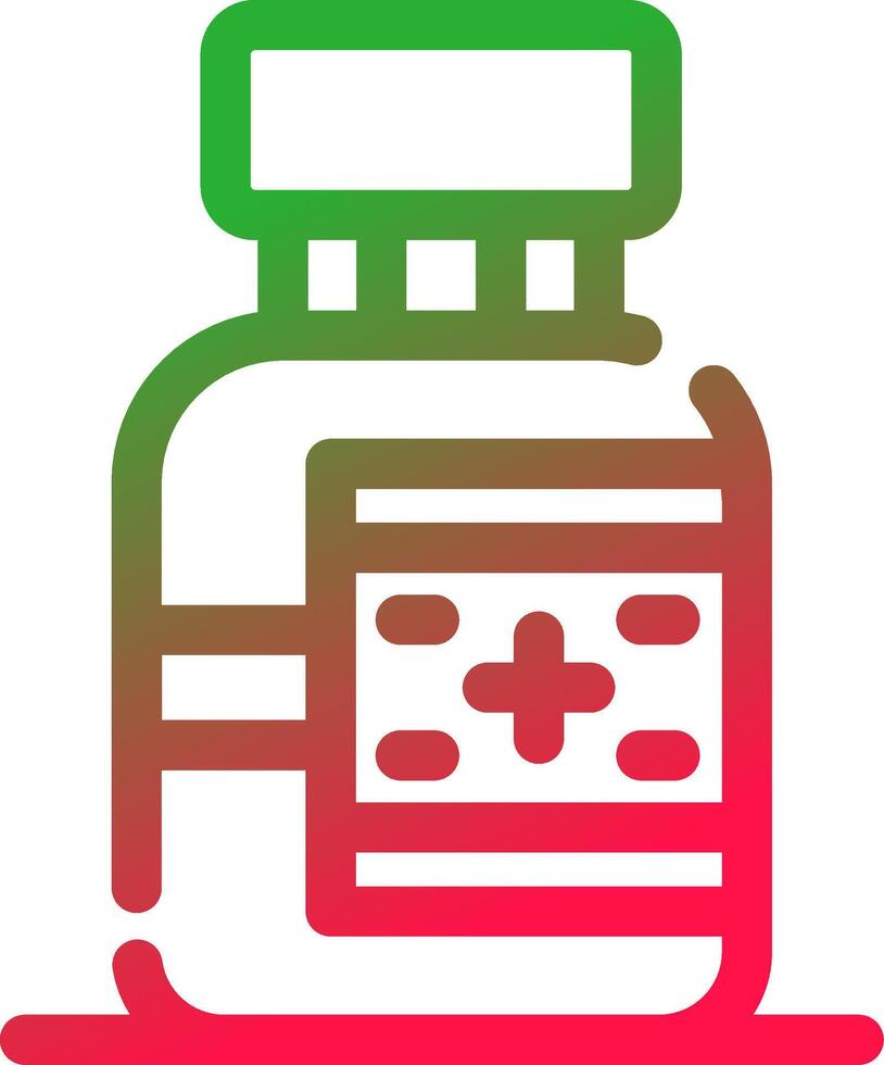 conception d'icônes créatives de médicaments vecteur