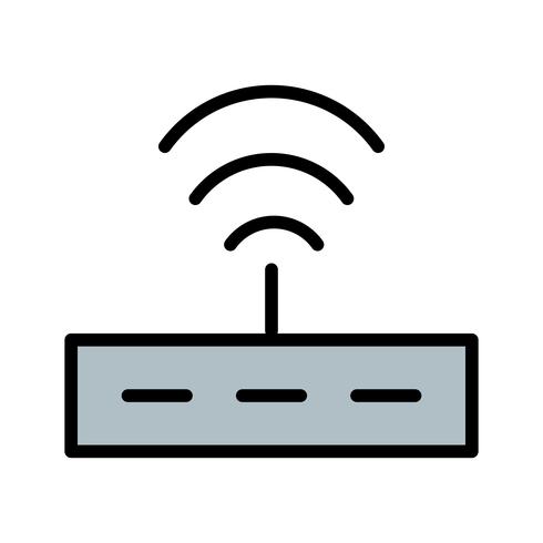 Icône de routeur de vecteur