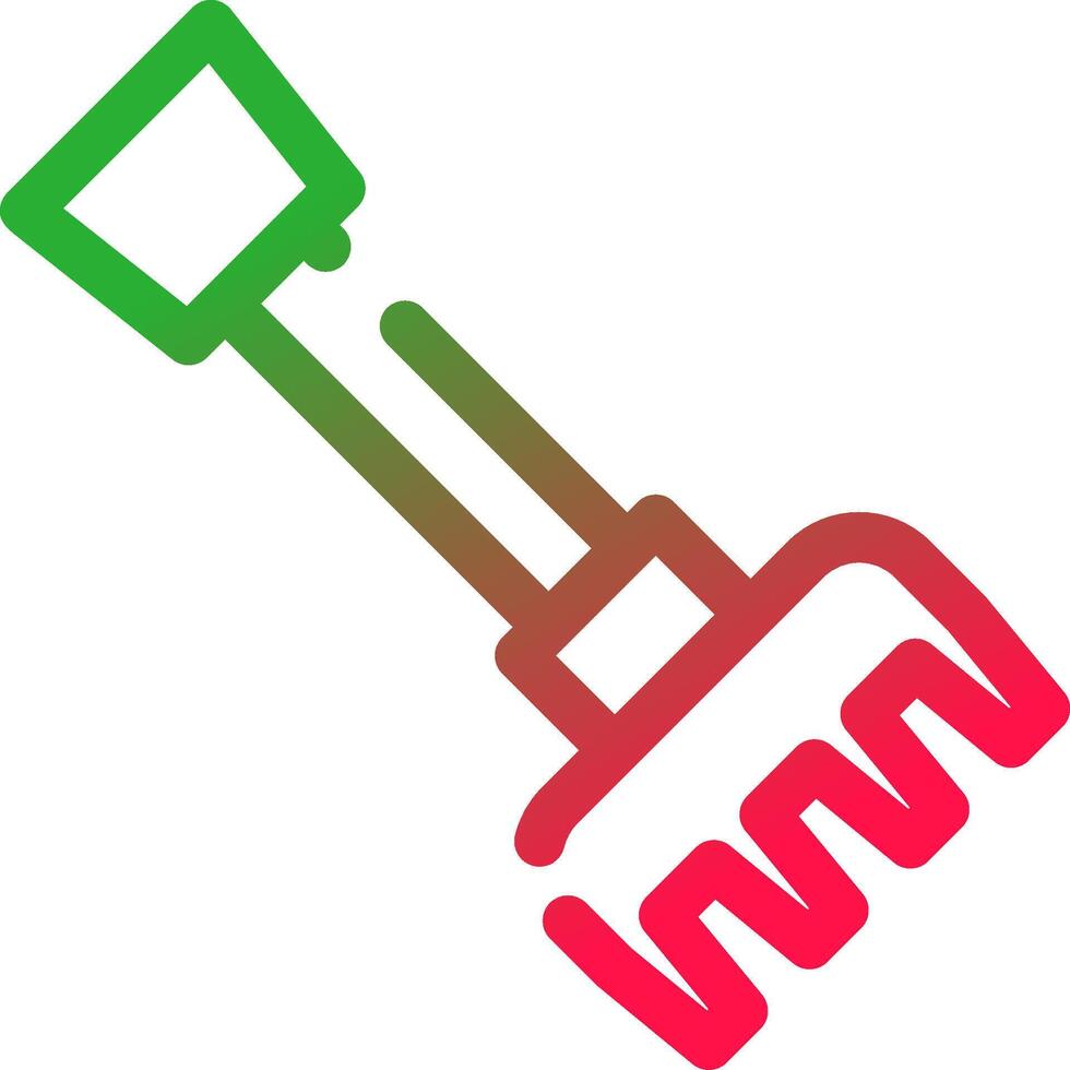 conception d'icône créative de râteau vecteur