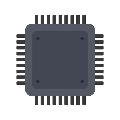 Illustration vectorielle d&#39;icône de processeur vecteur