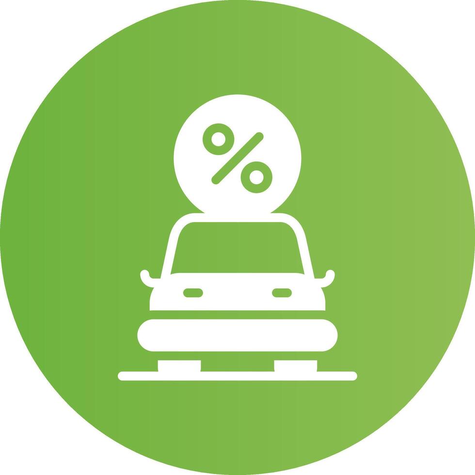 conception d'icône créative de prêt de voiture vecteur