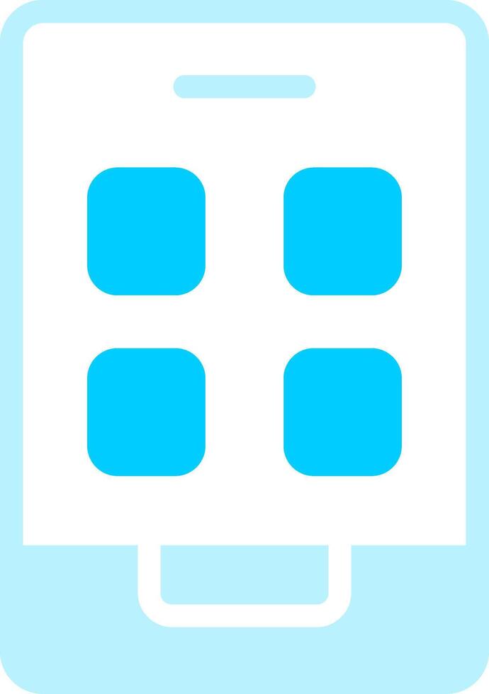 conception d'icône créative d'application mobile vecteur