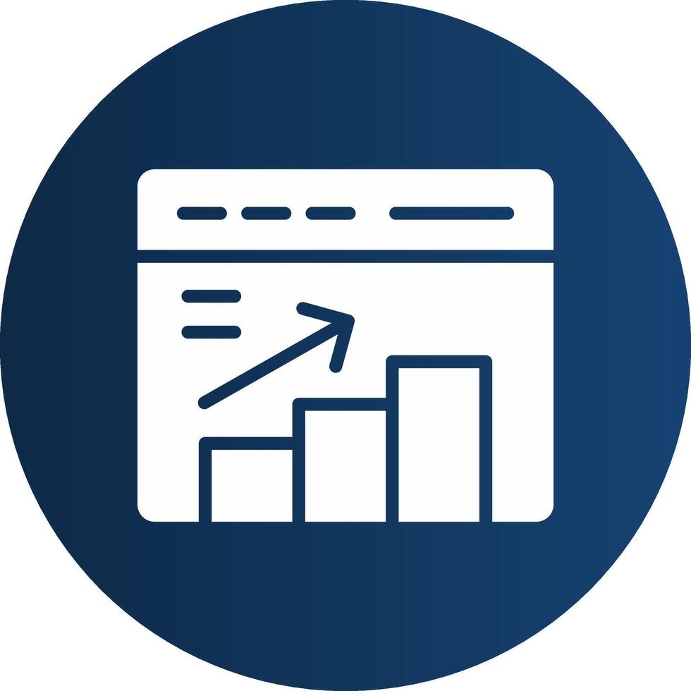 conception d'icône créative de statistiques vecteur