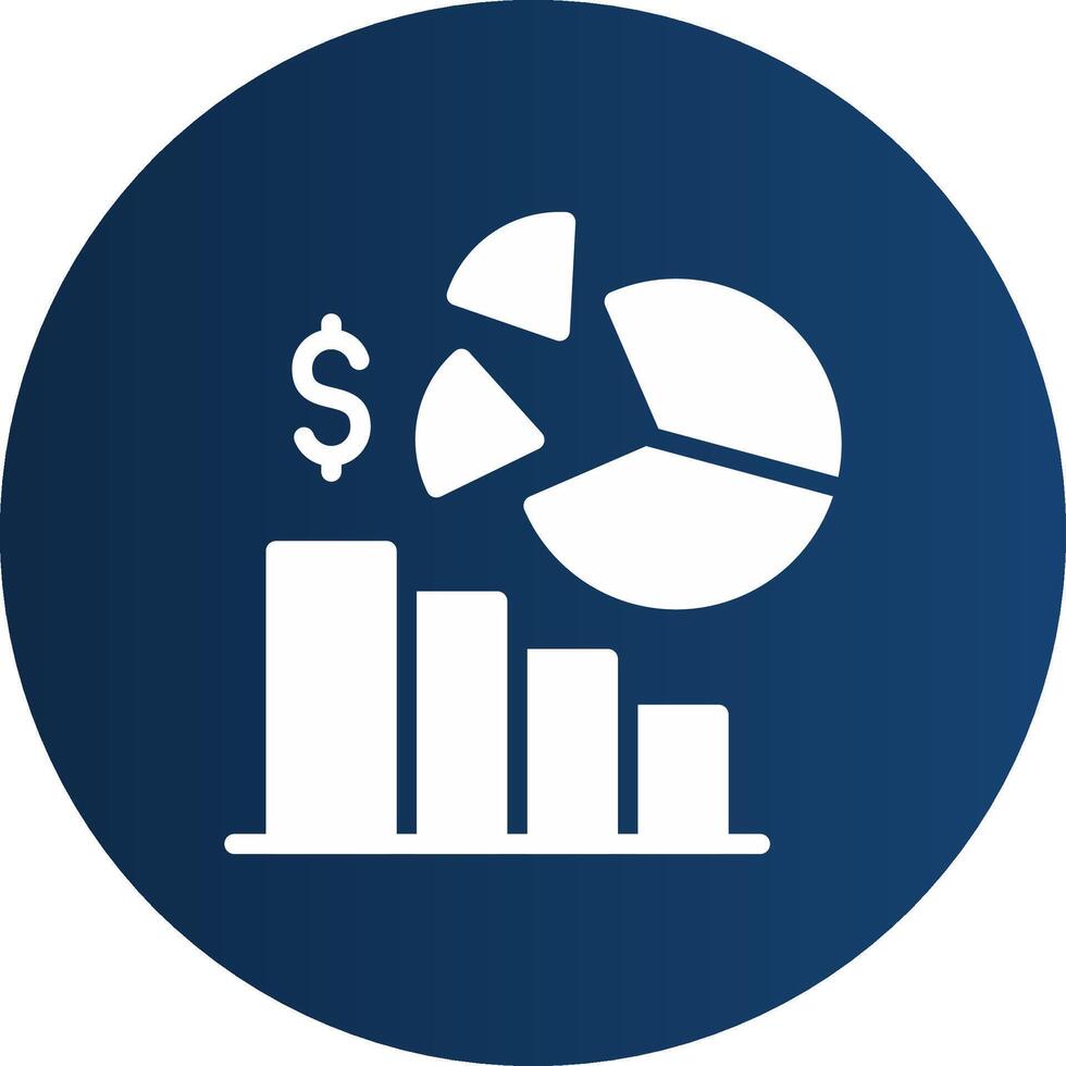 conception d'icône créative de statistiques vecteur