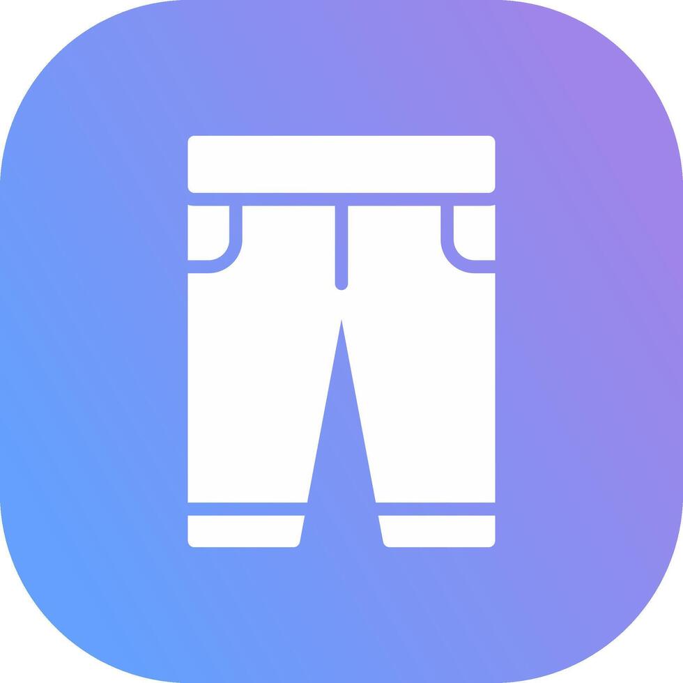conception d'icônes créatives de pantalons vecteur