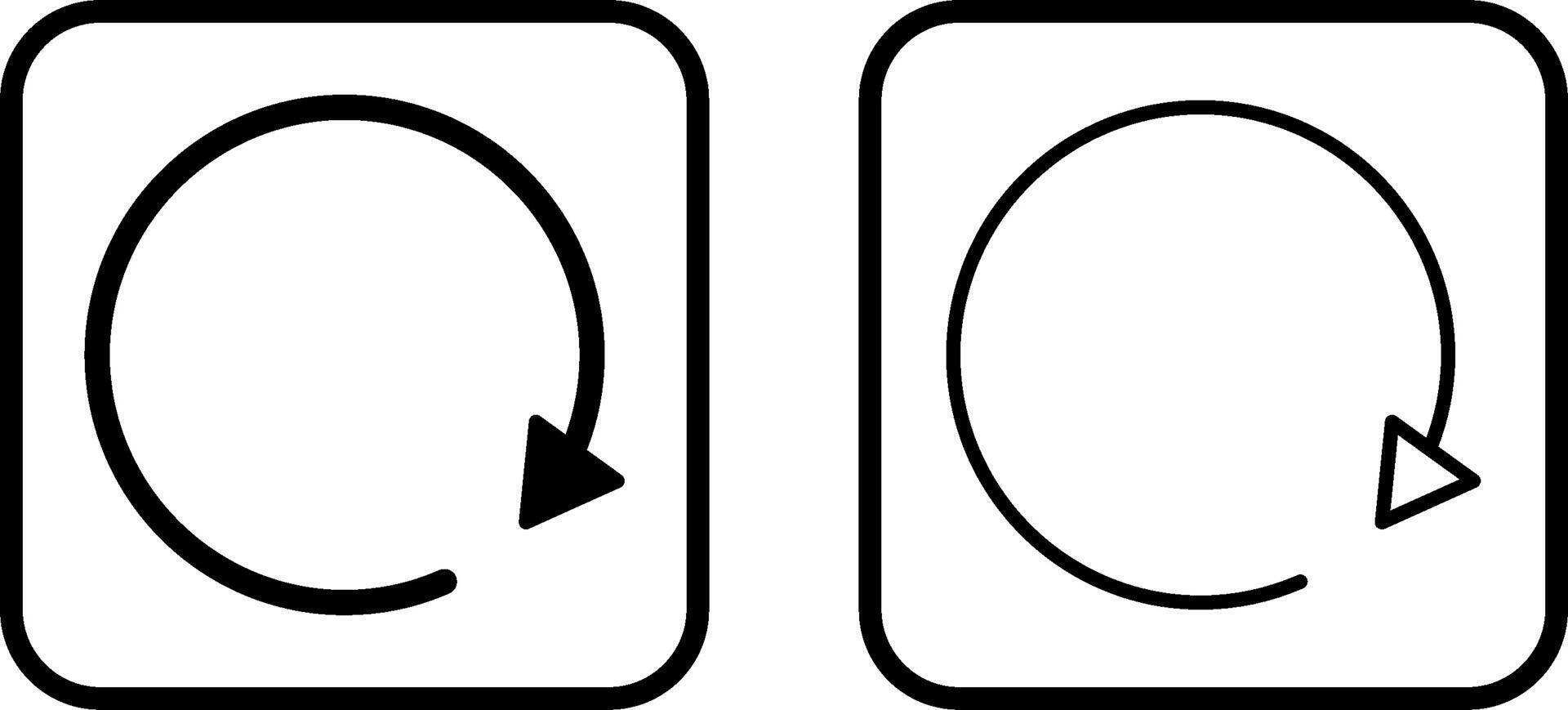 icône de vecteur de flèche de cycle