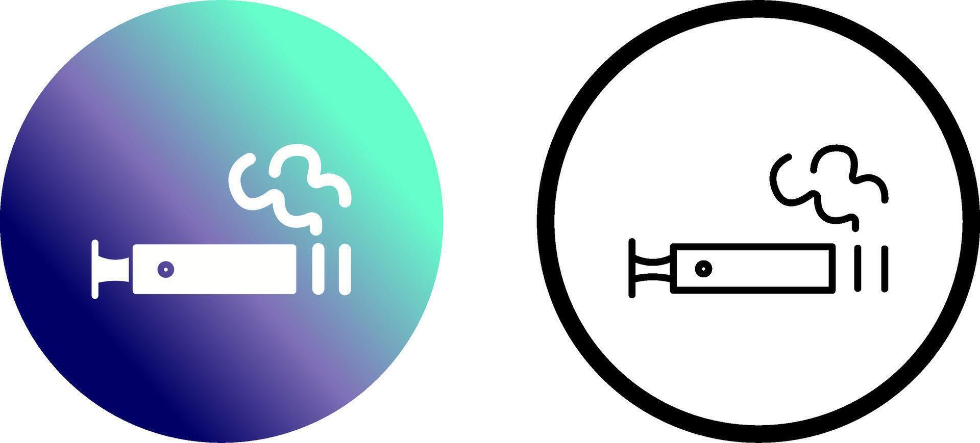 icône de vecteur de cigarette électronique