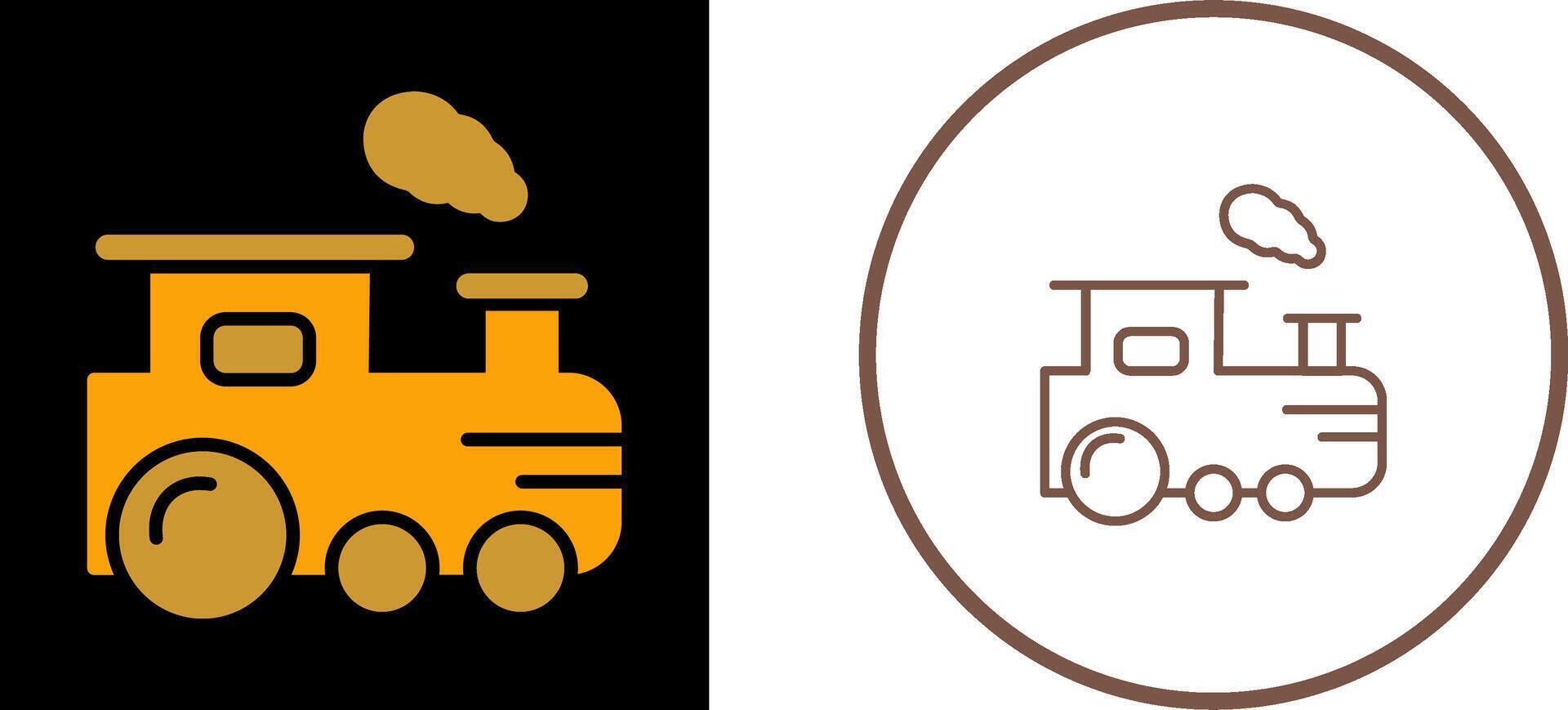 icône de vecteur de trains