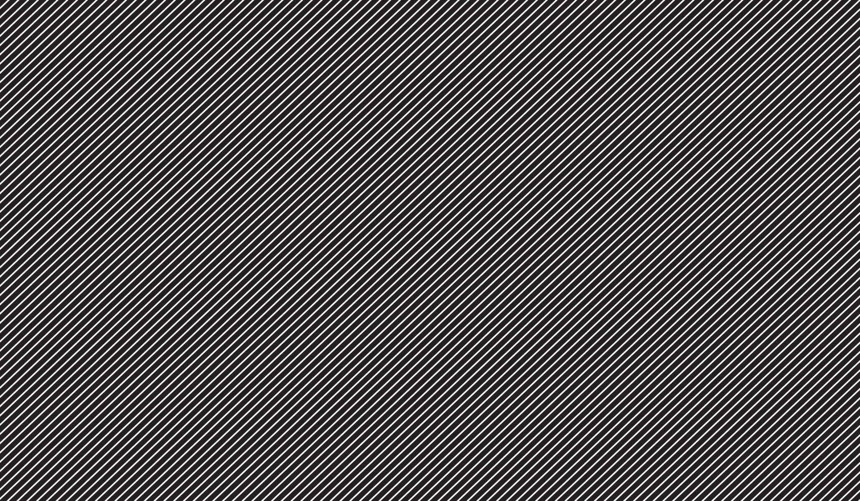 motif de lignes diagonales. lignes blanches sur fond noir. ornement de répétition simple. illustration vectorielle. vecteur